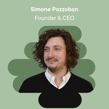 Foto ritratto di Simone Pozzobon.