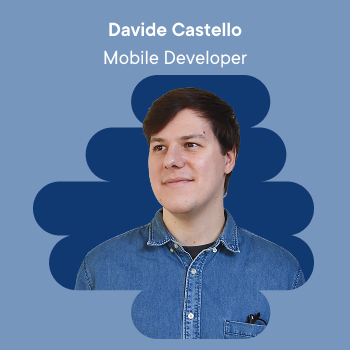 Foto ritratto di Davide Castello.