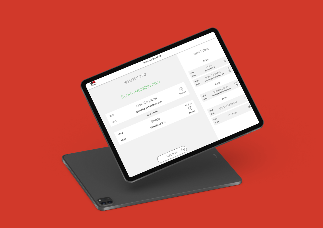 H-Farm app prenotazione sale riunioni image
