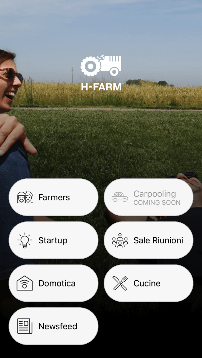 Schemata home app H-Farm.