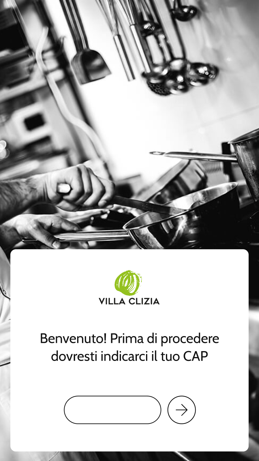 Schermata di apertura app Villa Clizia.